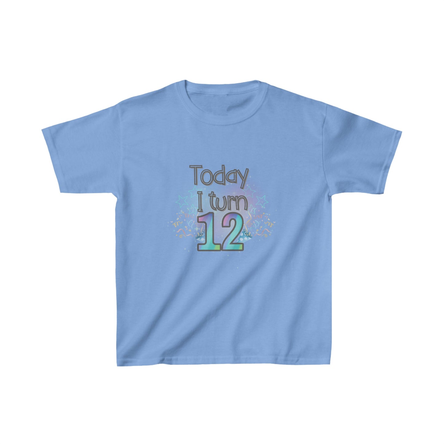 Today I Turn 12 Kids Heavy Cotton™ Tee