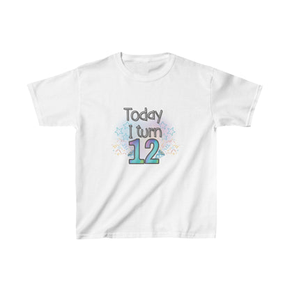 Today I Turn 12 Kids Heavy Cotton™ Tee