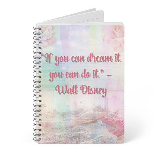 Positive Pastel Wirobound Softcover Notebook, A5