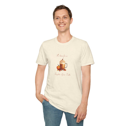 It's time for a Pumpkin Spice Latte Unisex Softstyle T-Shirt