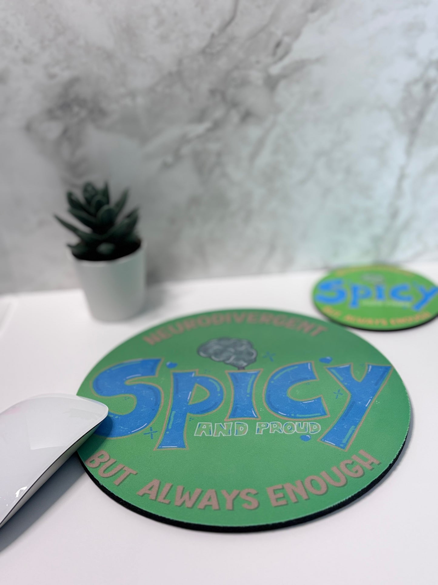 Neuro Spicy Inspired Mouse Pad